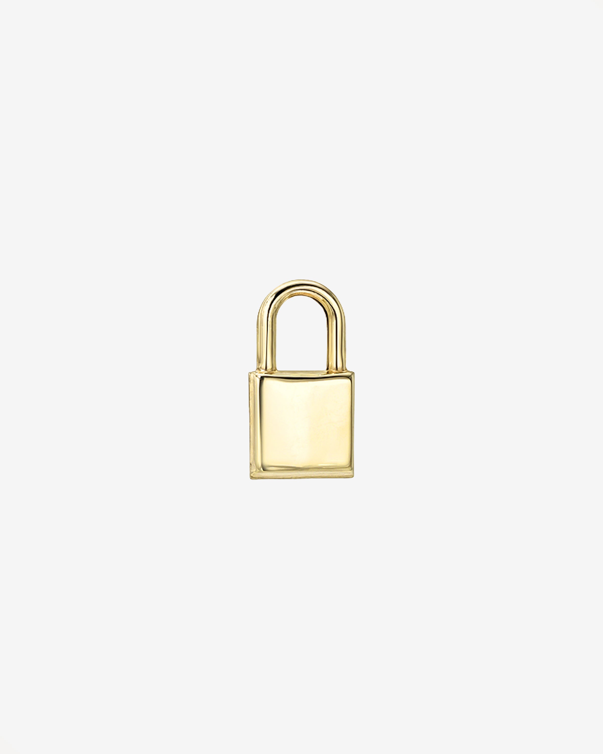Padlock Pendant Vermeil Zoe Lev Jewelry
