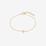 14k Gold Tiny Paw Anklet Zoe Lev Jewelry