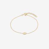 14k Gold Zodiac Bracelet Personalized Zoe Lev Jewelry