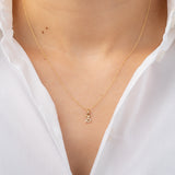 14k Gold Zodiac Necklace Personalized Zoe Lev Jewelry