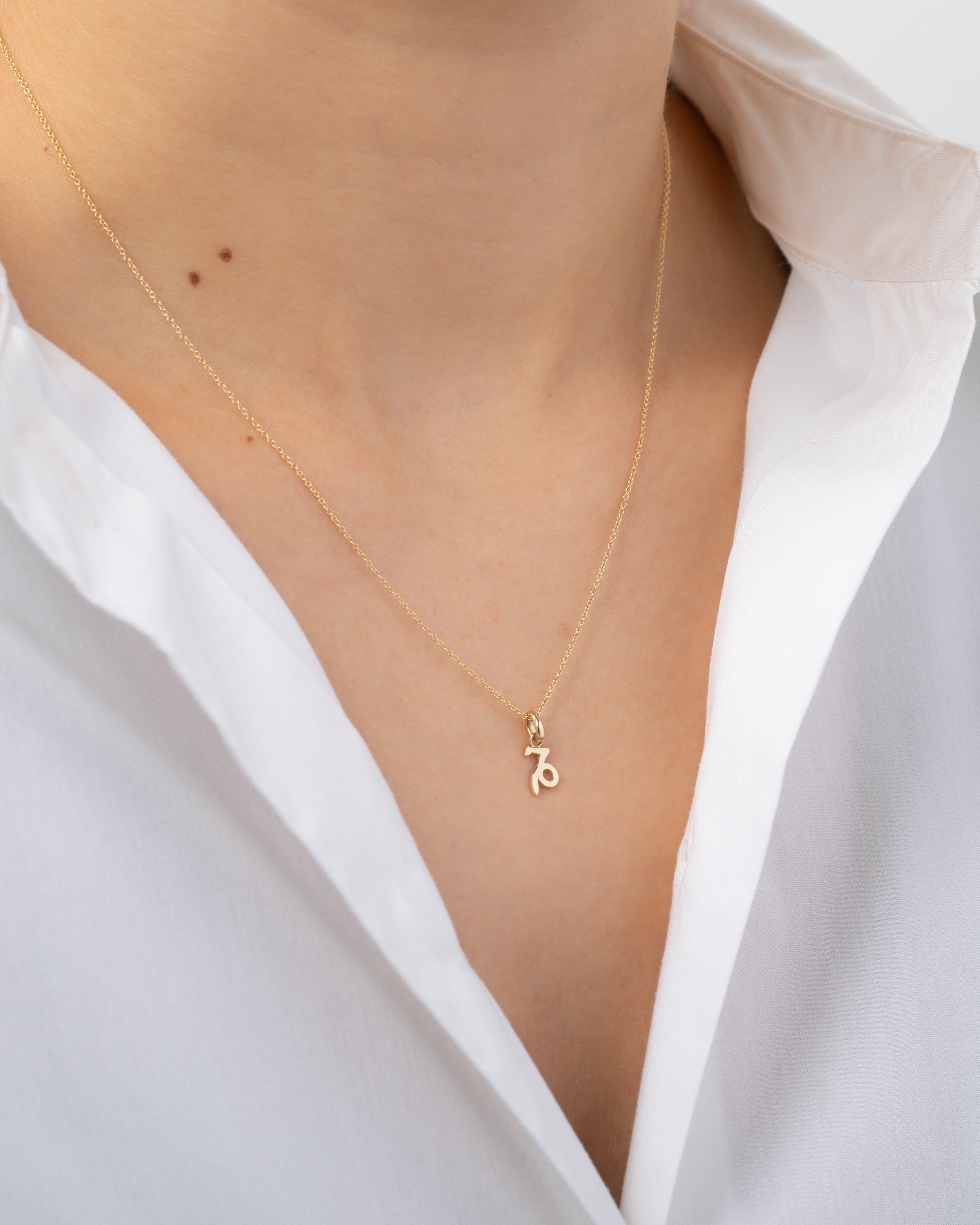 14k Gold Zodiac Necklace Personalized Zoe Lev Jewelry