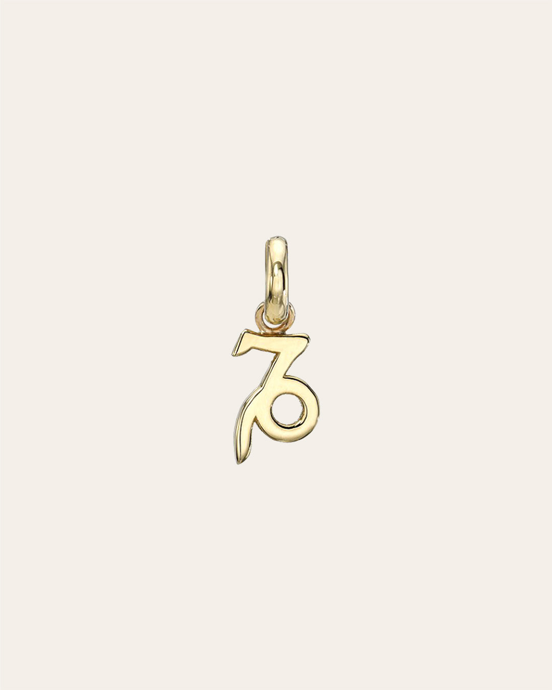 14k Gold Zodiac Pendant