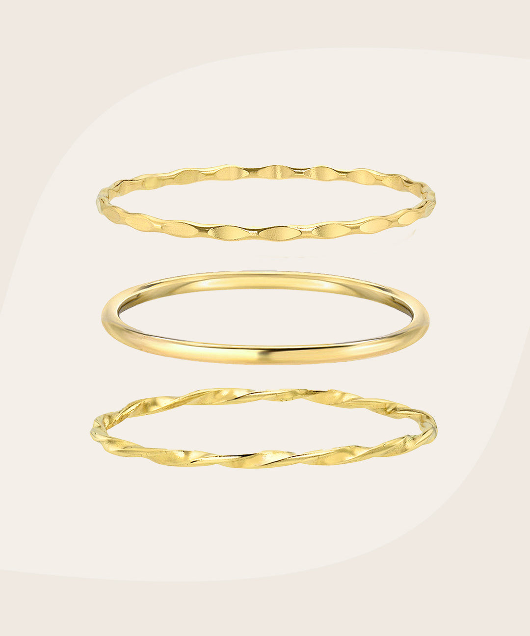 14k Gold Ring Stack Bundles Zoe Lev Jewelry