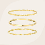 14k Gold Ring Stack Bundles Zoe Lev Jewelry