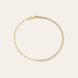 14k Split Lab Diamond Tennis Open Link Bracelet Tennis Zoe Lev Jewelry