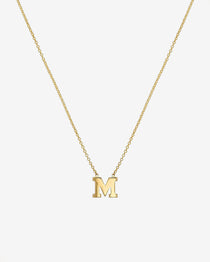 14k Gold Initial Necklace Personalized Zoe Lev Jewelry