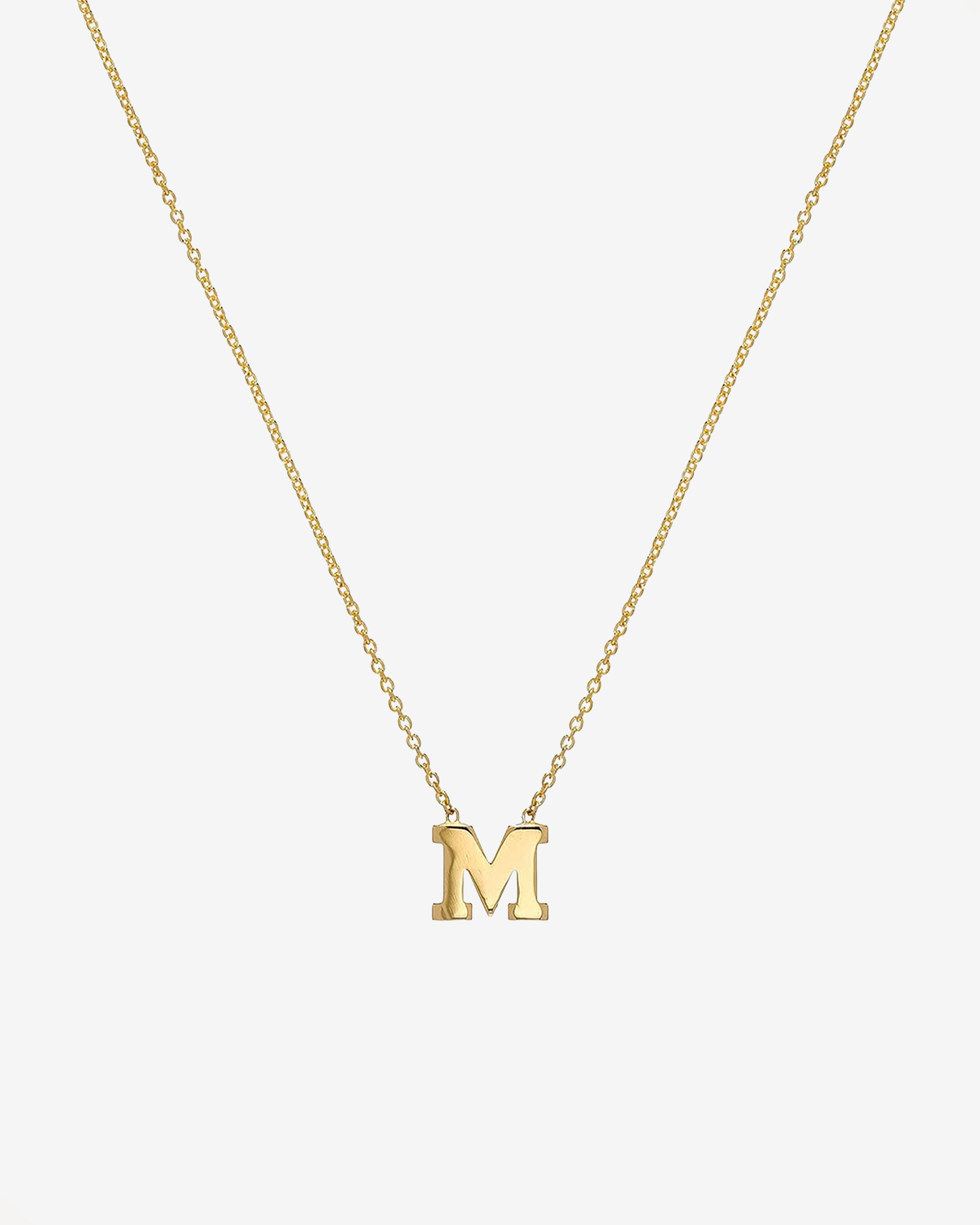 14k Gold Initial Necklace Personalized Zoe Lev Jewelry