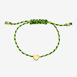14k Gold Paracord Heart Fortune Bracelet Fortune Zoe Lev Jewelry