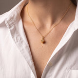14k Gold Dice Pendant Zoe Lev Jewelry