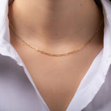 14k Gold Open Link Chain Necklace Chains Zoe Lev Jewelry
