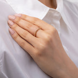 14k Gold 2mm Bead Ring Zoe Lev Jewelry