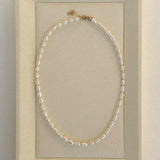 14K Gold Baroque Pearl Necklace Zoe Lev Jewelry