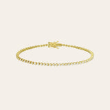 3 Prong Lab Diamond Tennis Anklet