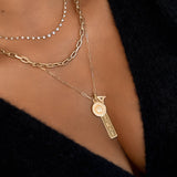 14k Gold Diamond Sun Medallion Pendant Zoe Lev Jewelry