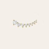 3 Prong Lab Diamond Ear Crawler Zoe Lev Jewelry