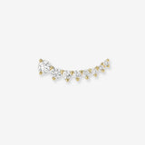 3 Prong Lab Diamond Ear Crawler Zoe Lev Jewelry