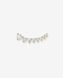 3 Prong Lab Diamond Ear Crawler Zoe Lev Jewelry