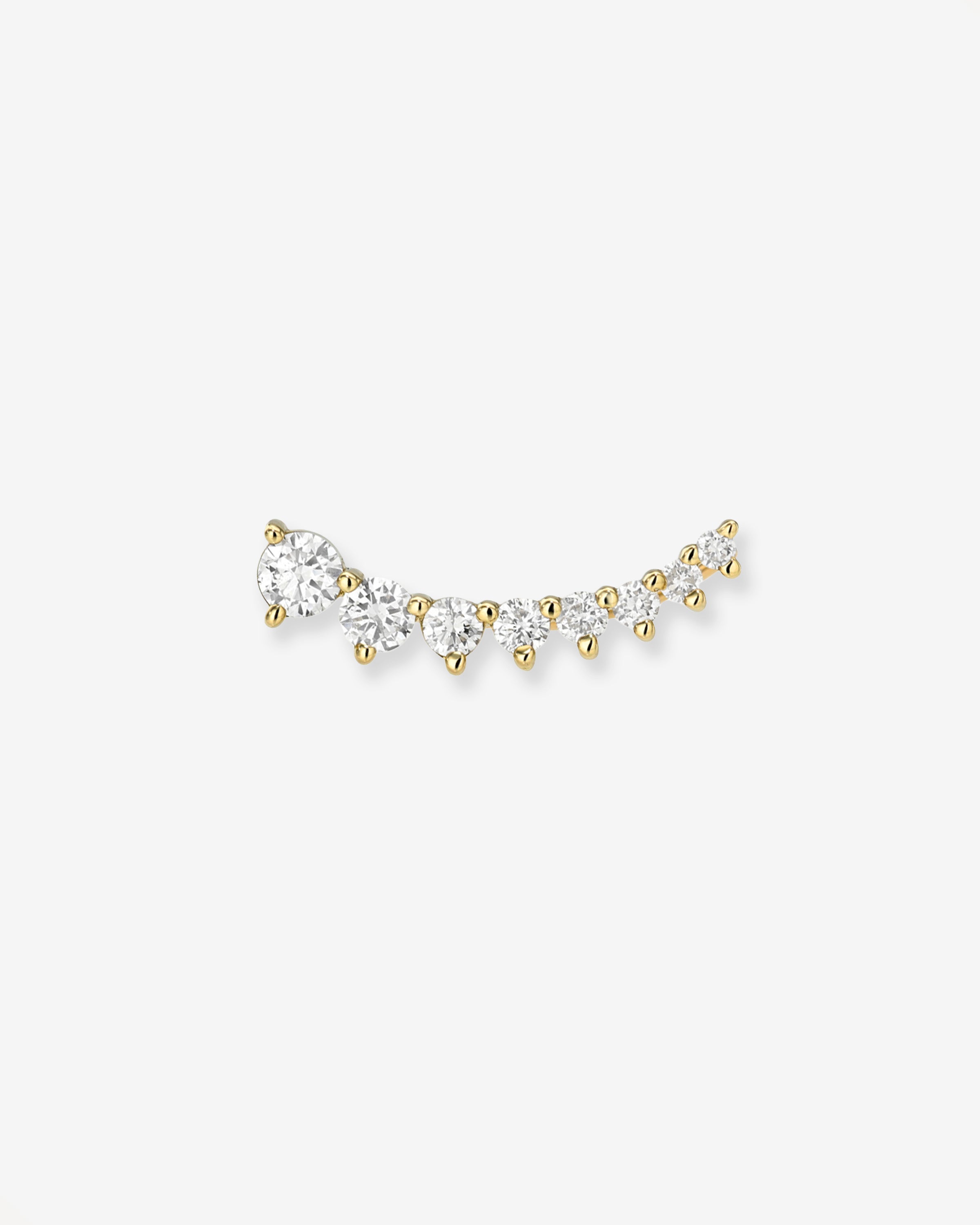 3 Prong Lab Diamond Ear Crawler Zoe Lev Jewelry