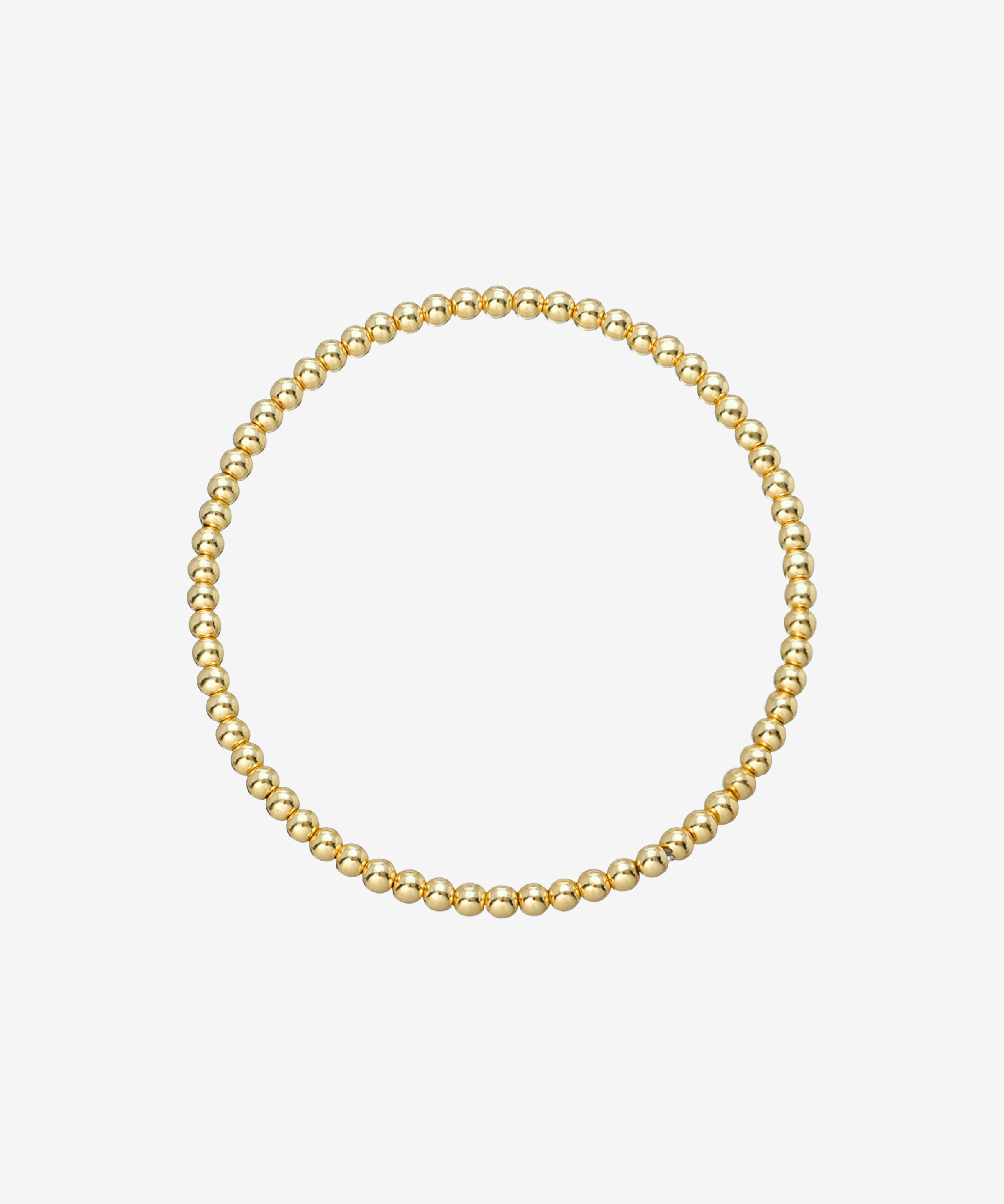 3mm Gold Bead Bracelet Zoe Lev Jewelry