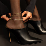 4 Prong Lab Diamond Tennis Anklet Tennis Zoe Lev Jewelry