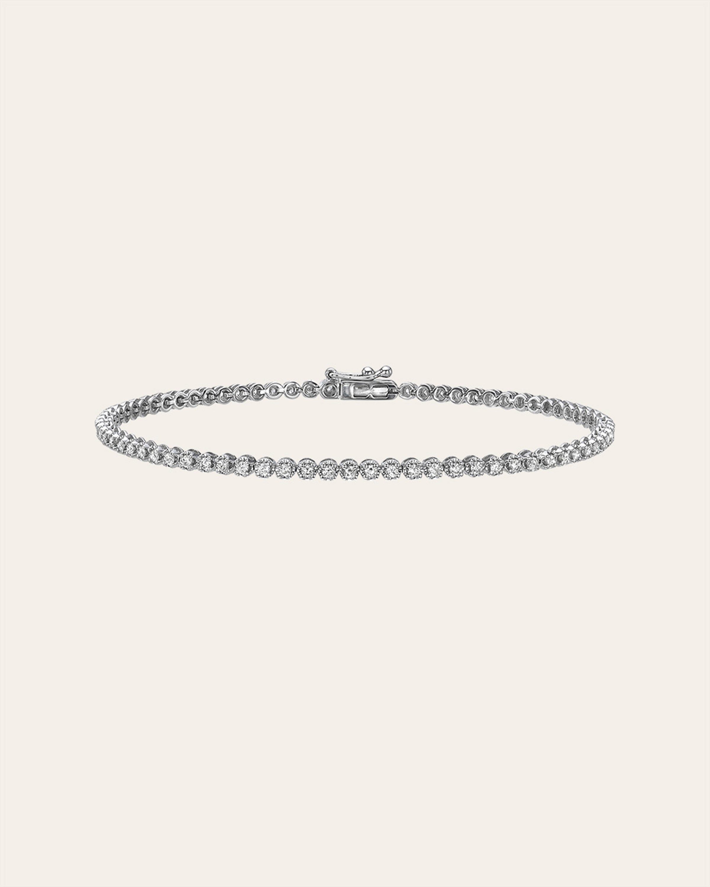 4 Prong Diamond Tennis Bracelet Tennis Zoe Lev Jewelry