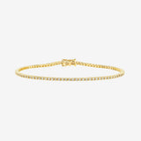 4 Prong Lab Diamond Tennis Anklet Tennis Zoe Lev Jewelry