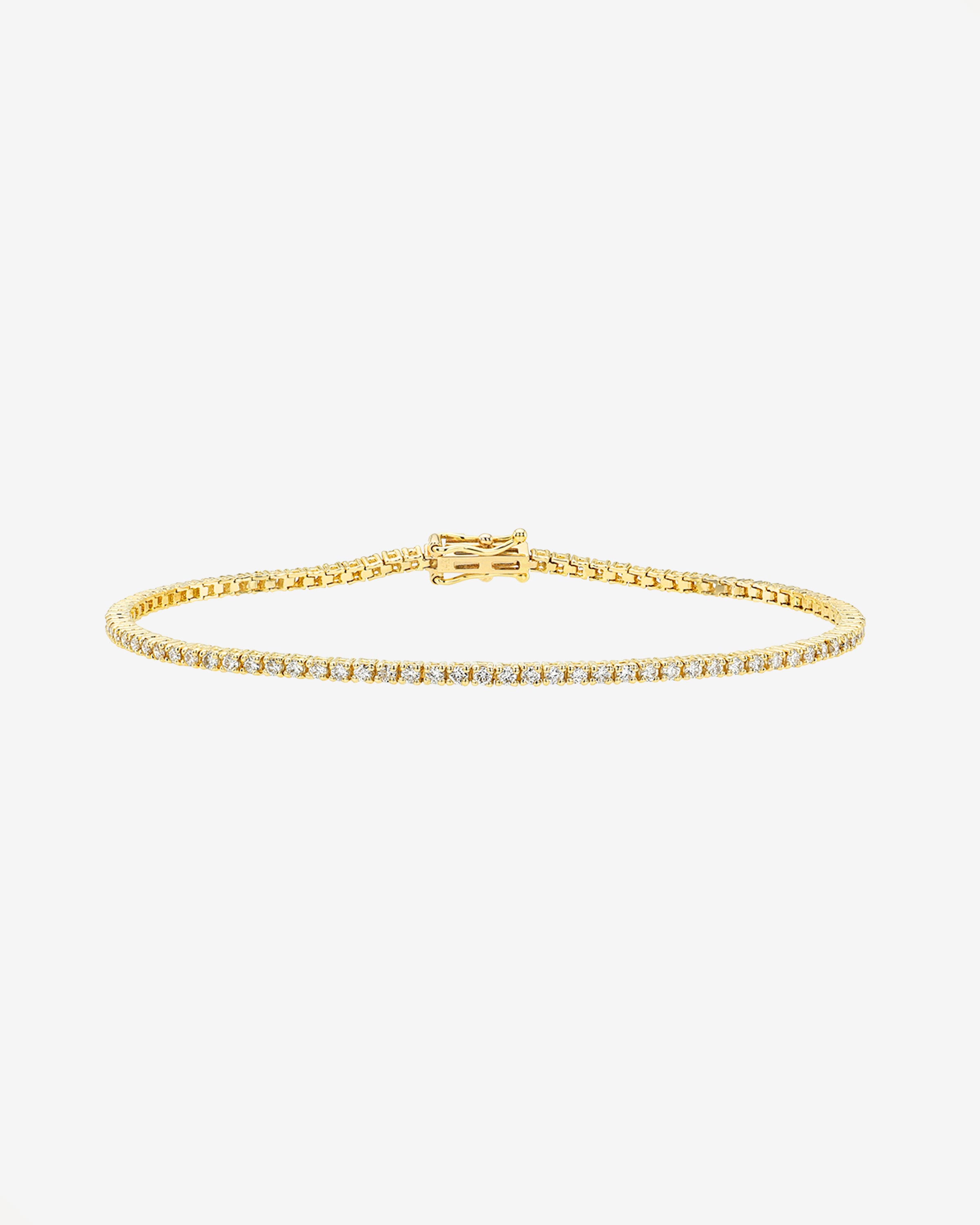 4 Prong Lab Diamond Tennis Anklet Tennis Zoe Lev Jewelry