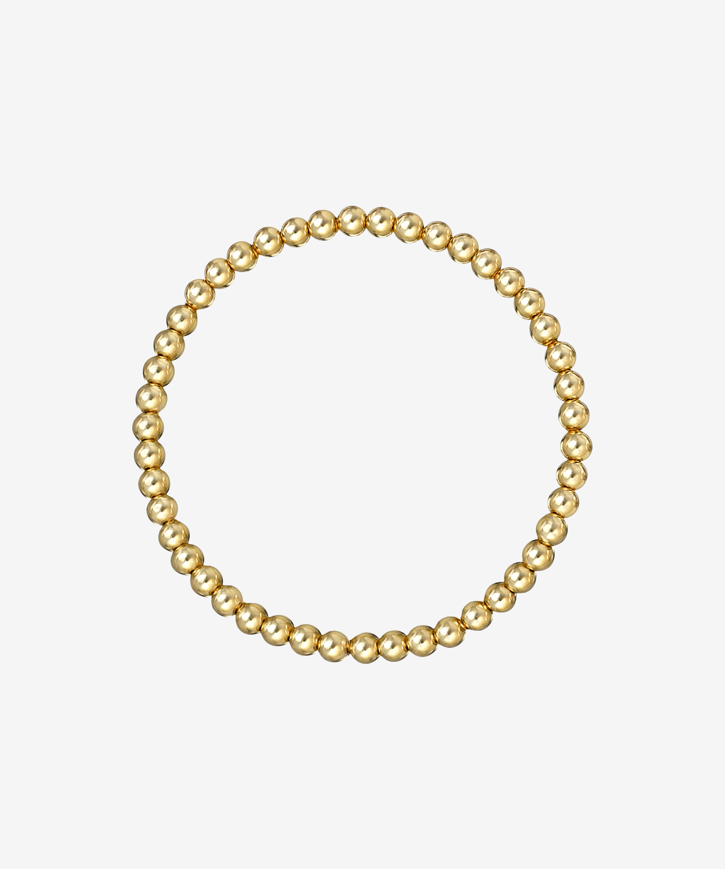 4mm Gold Bead Bracelet Zoe Lev Jewelry