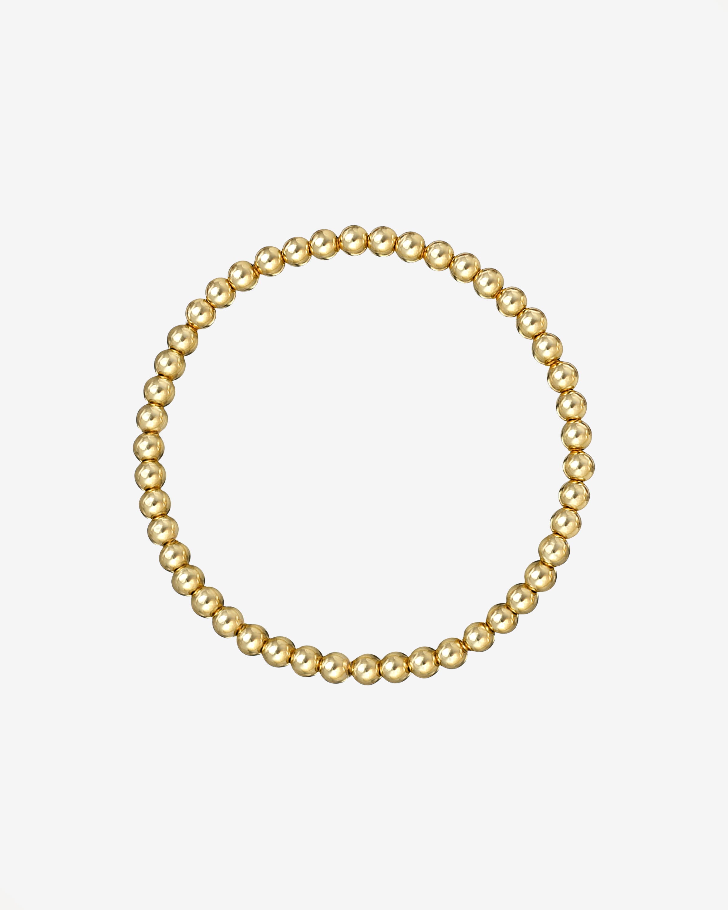 4mm Gold Bead Bracelet Zoe Lev Jewelry