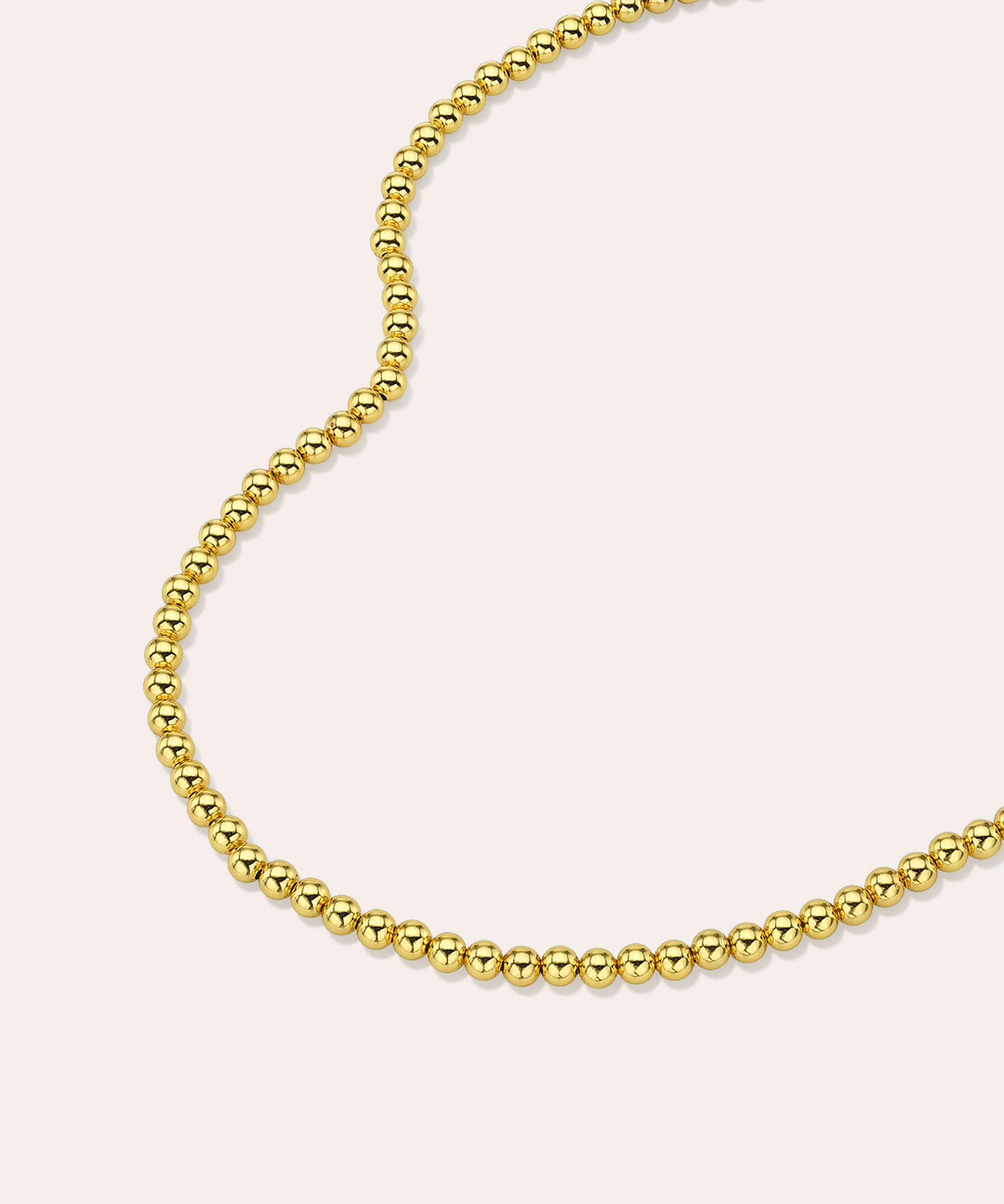 5mm Bead Necklace Zoe Lev Jewelry