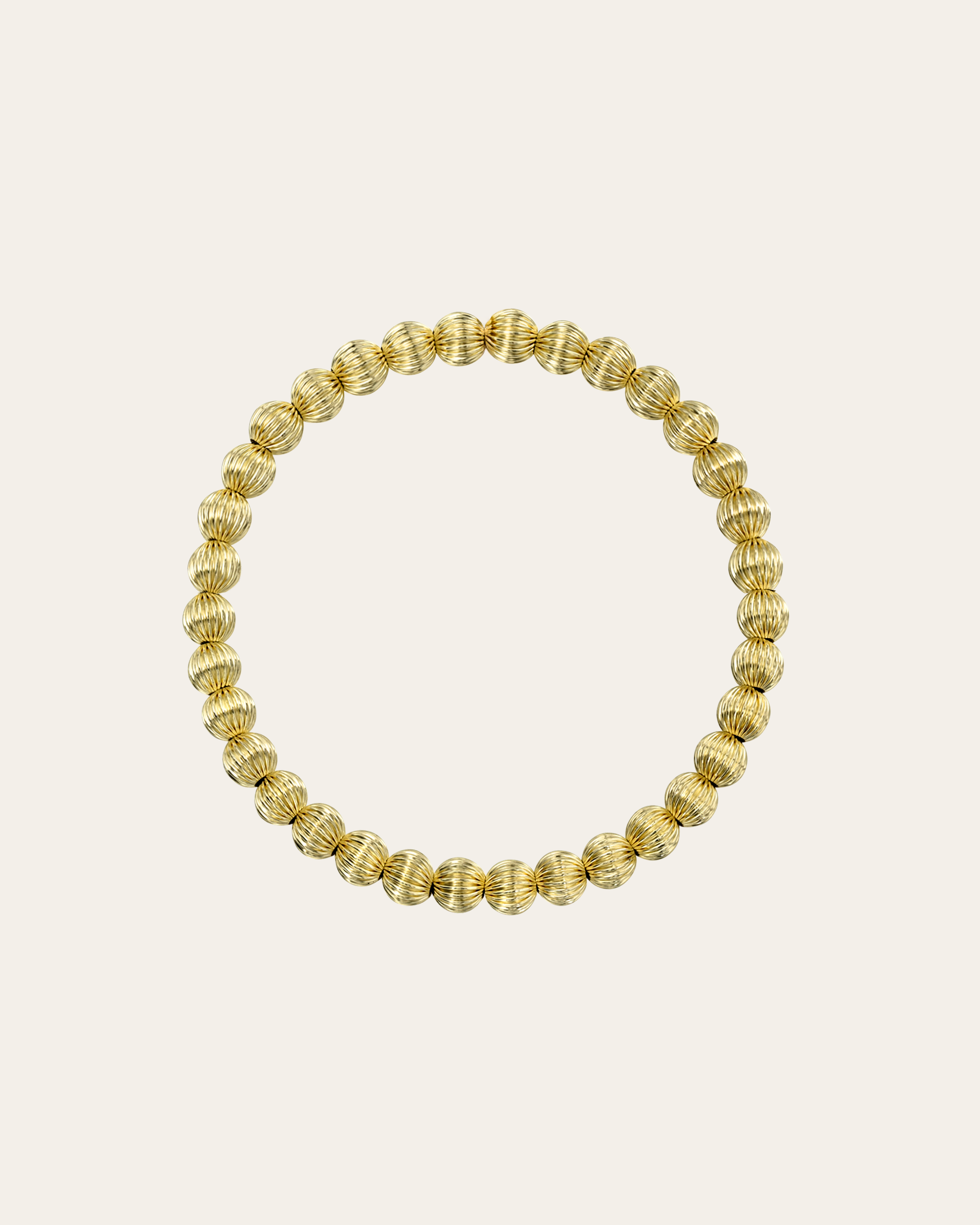5mm Pleated Bead Bracelet SAMPLE SALE Zoe Lev Jewelry