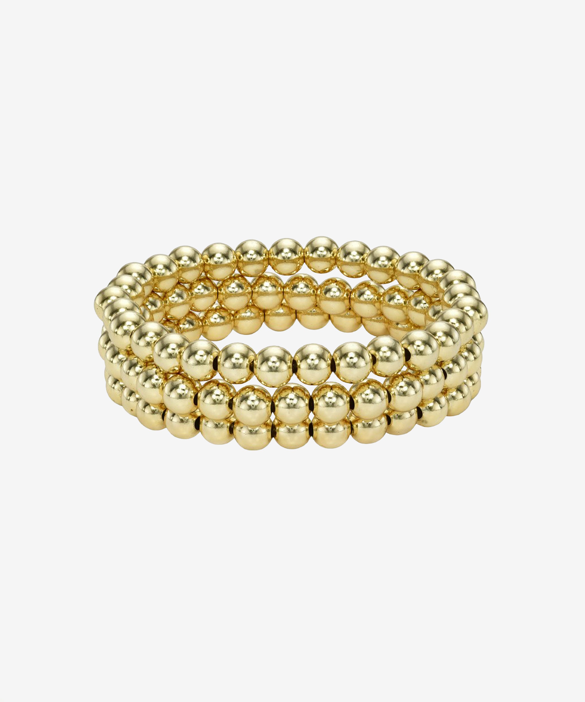 6mm Bead Bracelet Stack Bead Bracelets Zoe Lev Jewelry