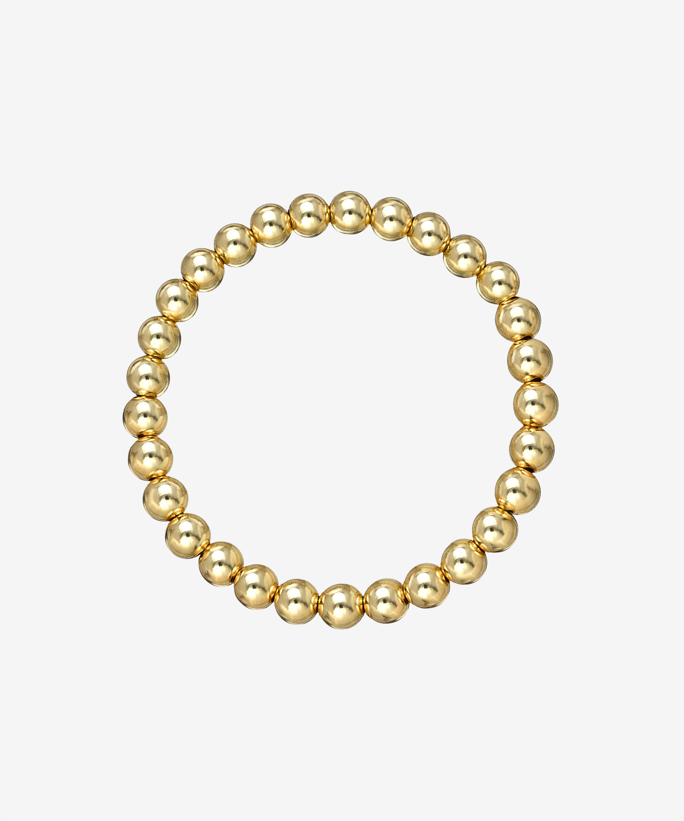 6mm Gold Bead Bracelet Zoe Lev Jewelry