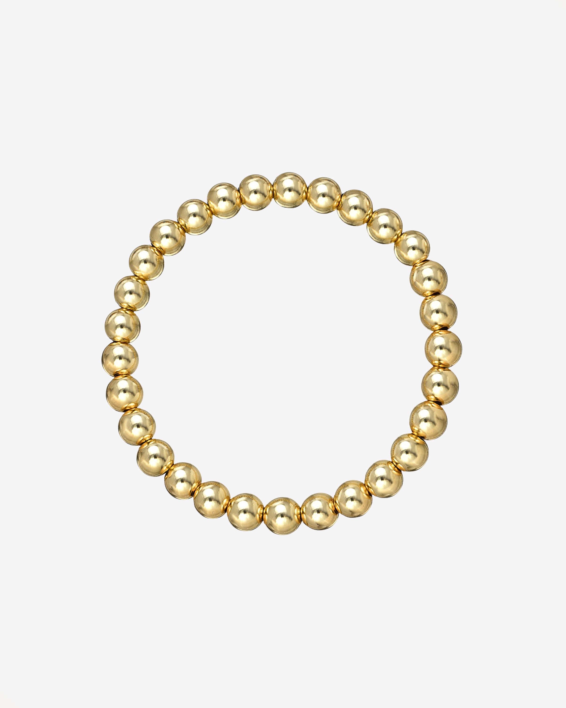 6mm Gold Bead Bracelet Zoe Lev Jewelry