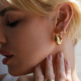 Diamond Trio Stud Earrings Zoe Lev Jewelry