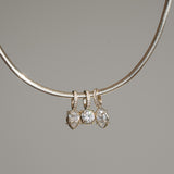 Lab Diamond Marquise Prong Heirloom Charm Zoe Lev Jewelry