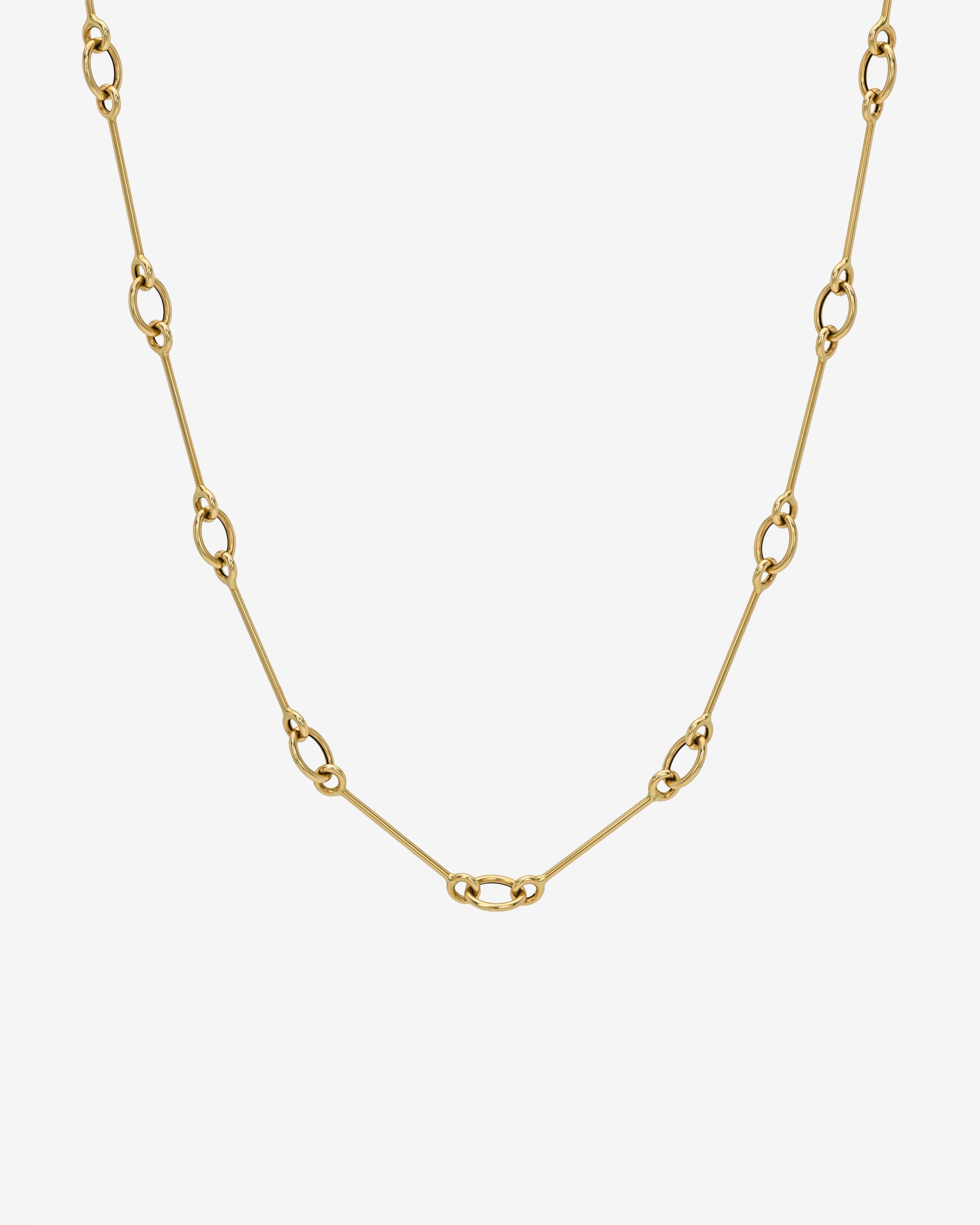 14k Bone Link Necklace Chains Zoe Lev Jewelry