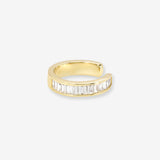 Baguette Diamond Ear Cuff Zoe Lev Jewelry