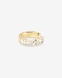 Baguette Diamond Ear Cuff Zoe Lev Jewelry