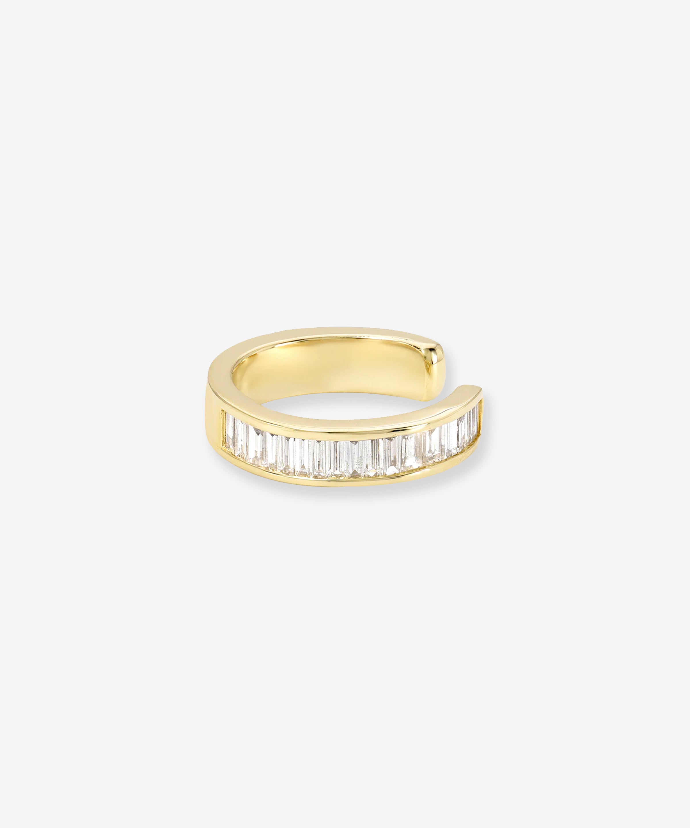 Baguette Diamond Ear Cuff Zoe Lev Jewelry