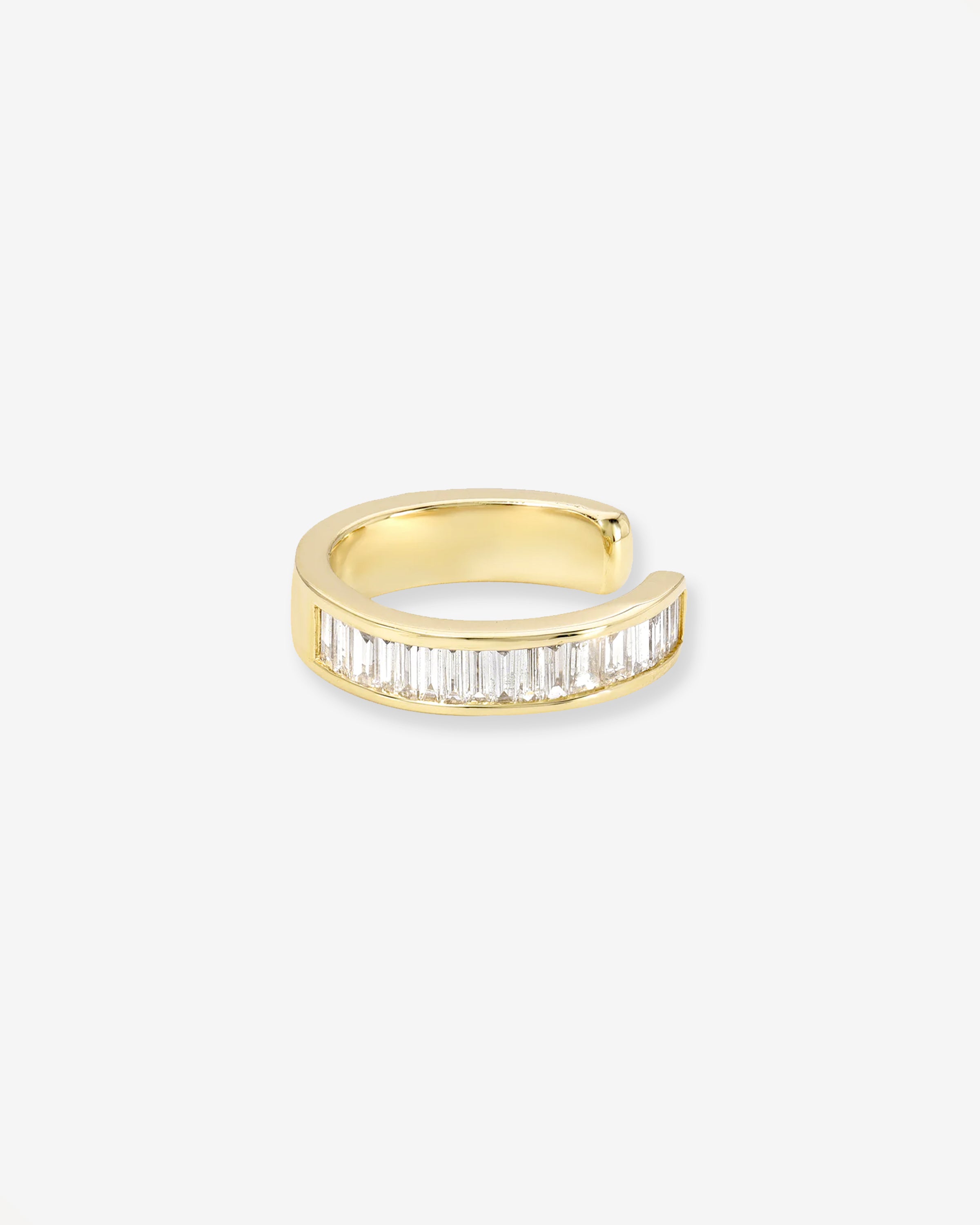 Baguette Diamond Ear Cuff Zoe Lev Jewelry