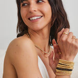 4mm Black Onyx Bead Bracelet Bead Bracelets Zoe Lev Jewelry