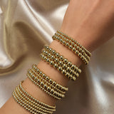 3mm Bead Bracelet Stack Bead Bracelets Zoe Lev Jewelry