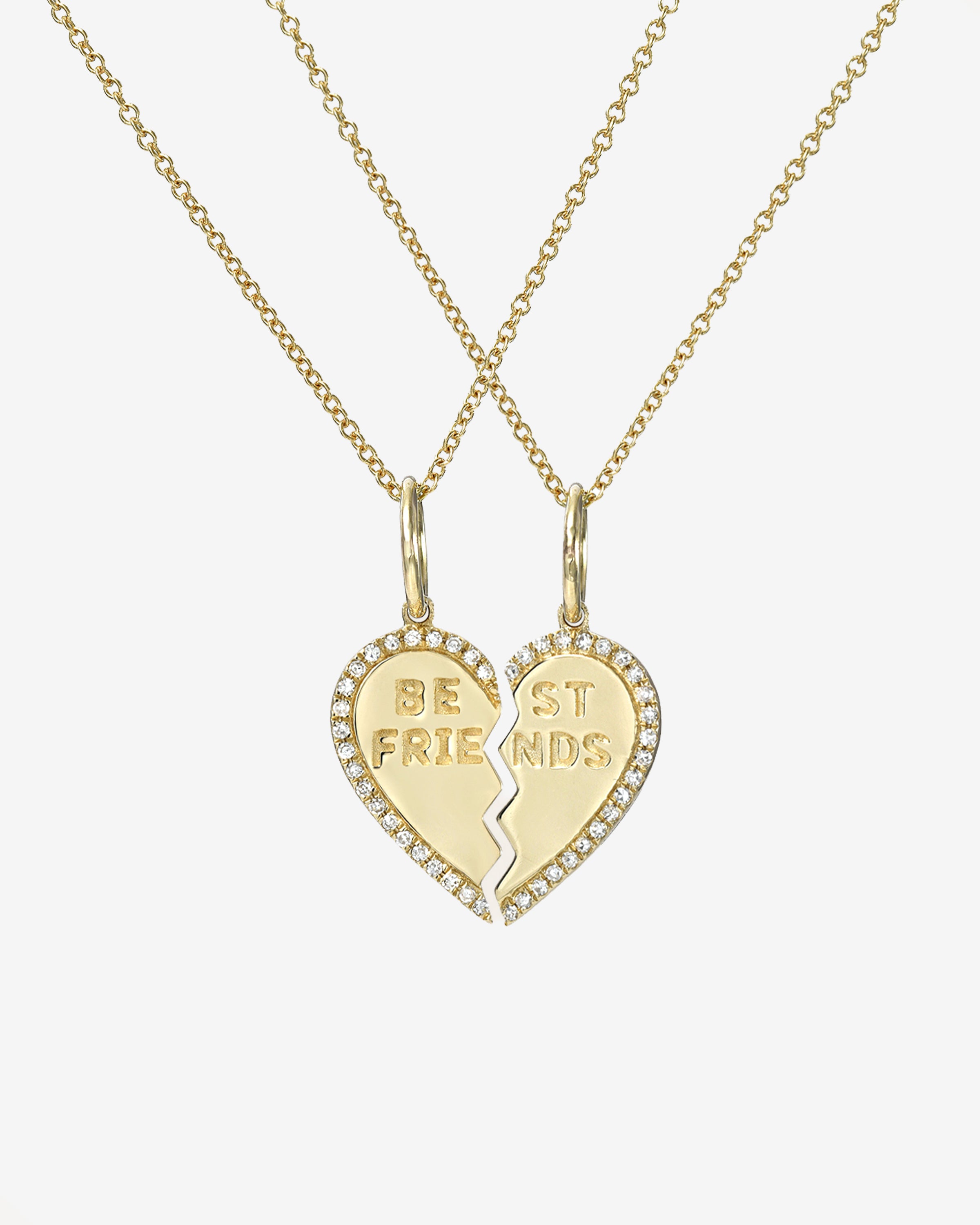 Best Friend Necklace Set Zoe Lev Jewelry