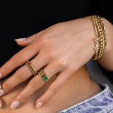 Birthstone Cigar Ring Personalized Zoe Lev Jewelry