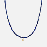 Blue Lapis Bead Necklace