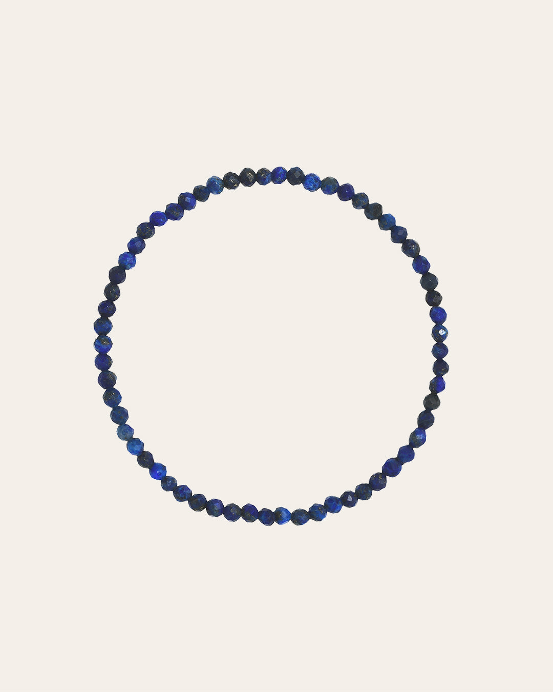 Blue Lapis Bead Bracelet