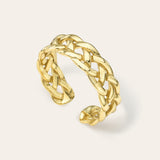 Braided Band Ring Vermeil Zoe Lev Jewelry