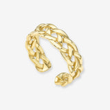 Braided Band Ring Vermeil Zoe Lev Jewelry