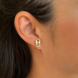 14k Gold Button Studs Studs Zoe Lev Jewelry